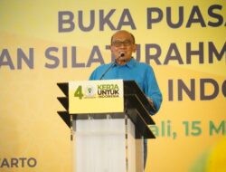 Ketua Dewan Pembina Aburizal Bakrie Gembira Atas Kemajuan Luar Biasa Partai Golkar di Pemilu 2024