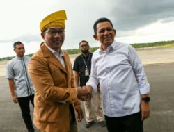 Diajak Ansar Ahmad Ke Pulau Penyengat, Ridwan Kamil Takjub Arsitektur Masjid Sultan Riau