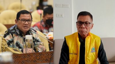 Ismet Roni dan Hanan A Rozak Dapat Surat Tugas DPP Partai Golkar Maju Pilkada Tulang Bawang