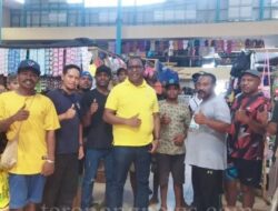 Pedagang Pasar Modern Rufei Dukung Bernard Sagrim Jadi Gubernur Papua Barat Daya