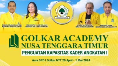 Melki Laka Lena Inisiasi Sekolah Politik ‘Golkar Academy’ Untuk Kader di NTT