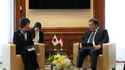 Menlu Jepang Temui Airlangga Hartarto, Harapkan Dukungan RI Perkuat Kolaborasi OECD dan ASEAN