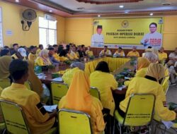 Hanan A Rozak Konsolidasikan Seluruh Pengurus DPD II Partai Golkar Bandar Lampung