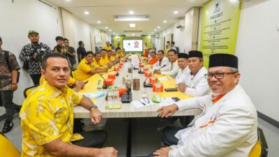Musa Rajekshah Sambut Hangat Kunjungan PKS Ke Kantor DPD I Partai Golkar Sumut