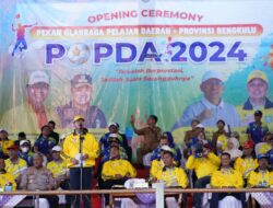 Buka Popda 2024 Provinsi Bengkulu, Gubernur Rohidin Mersyah Tekankan Sportivitas Dalam Bertanding
