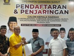 Musa Rajekshah Daftar Bacalon Gubernur Sumatera Utara Ke Partai Gerindra