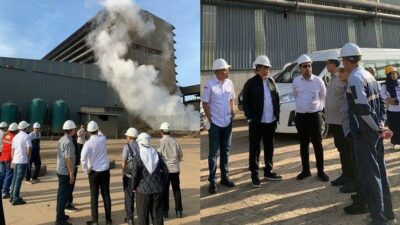 Sudah Dua Kali Terbakar, Bambang Hermanto Tinjau Langsung Kondisi Smelter Nikel PT. KFI