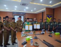 Gubernur Bengkulu, Rohidin Mersyah Tandatangani Kerjasama Program RTLH Dengan TNI