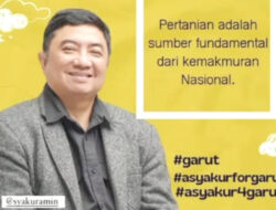 Cabup Garut Dari Partai Golkar, Syakur Amin: Pertanian Sumber Fundamental Kemakmuran Nasional