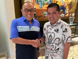 Cabup Polman, Andi Bebas Manggazali Minta Wejangan Aburizal Bakrie Hadapi Pilkada 2024