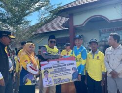 Gubernur Kalsel, Sahbirin Noor Salurkan Bantuan Untuk Lumbung Sosial Penanganan Bencana di Kabupaten HSS