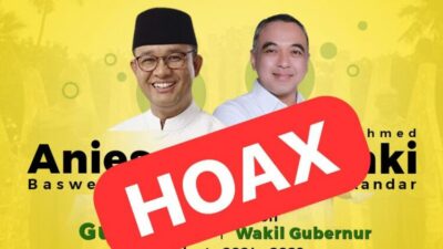 Partai Golkar Jakarta Bantah Kabar Hoaks Deklarasi Anies Baswedan-Ahmed Zaki Iskandar
