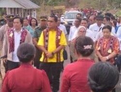 Letakkan Batu Pertama, Melki Laka Lena Terharu Atas Pembangunan Rumah Sakit Solor