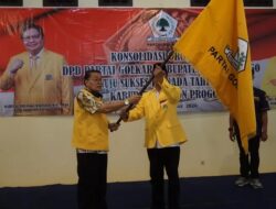 Gandung Pardiman Kukuhkan Suharto Jadi Ketua DPD II Partai Golkar Kulonprogo