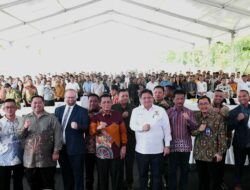 Gubernur Kepri, Ansar Ahmad Dampingi Menko Airlangga di Acara Ground Breaking Kawasan Industri Wiraraja