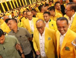 Ketua Dewan Pembina Aburizal Bakrie Hadir di Arena Munas XI Partai Golkar, Disambut Meriah Para Peserta