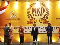 Selamat! Dyah Roro Esti Raih Penghargaan MKD Awards 2024