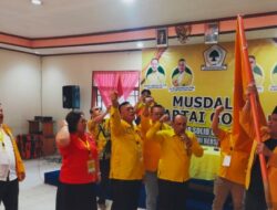 Gelar Musdalub, Partai Golkar Dairi Pilih Sabam Sibarani Jadi Ketua