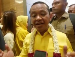 Soal Jatah Menteri Partai Golkar, Bahlil Lahadalia Serahkan Sepenuhnya Ke Prabowo