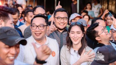 Bersama Para Pengusaha, Ridwan Kamil Blusukan Ke Daerah Rawan Banjir di Jakarta