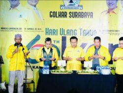 Arif Fathoni Gelar Tasyakuran HUT Ke-60 Partai Golkar di Surabaya