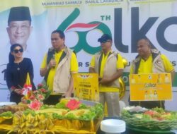 HUT Ke-60, Kader-Kader Partai Golkar Kalbar Pecahkan Rekor MURI Penari Japin Terbanyak di Kota Pontianak