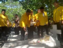 Sachrudin Pimpin Apel dan Tabur Bunga Kader Partai Golkar Kota Tangerang di TMP Taruna