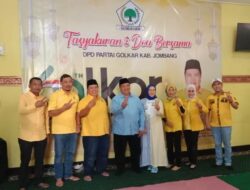 Tasyakuran HUT Ke-60, Partai Golkar Jombang Solid Menangkan Haji Warsubi dan Gus Salman di Pilkada 2024