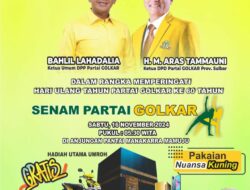 Gelar Senam Sehat di Anjungan Pantai Manakarra, Partai Golkar Sulbar Tebar Berbagai Hadiah dan 2 Paket Umroh