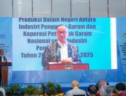 Menperin Agus Gumiwang Bakal Optimalkan Serapan Produk Garam Lokal Untuk Tekan Impor