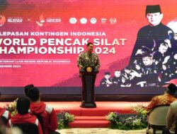 Menpora Dito Ariotedjo Lepas Kontingen Indonesia Ke Kejuaraan Dunia Pencak Silat 2024 di Abu Dhabi