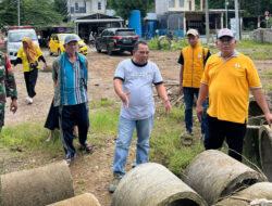 Anggota FPG DPRD Jatim, Hadi Setiawan Perjuangkan Pembangunan Tanggul di Jatirejo, Kediri