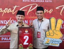 Raih 63,68% Suara, Walikota Petahana Fairid Naparin Menang Telak di Pilkada Kota Palangka Raya