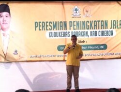 Dave Laksono Resmikan Program Aspirasi Jalan Betonisasi Kudu Keras di Babakan, Cirebon