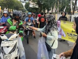 Sari Yuliati Bagikan Ribuan Takjil Gratis Untuk Pengguna Jalan di Lima Lokasi Berbeda di NTB
