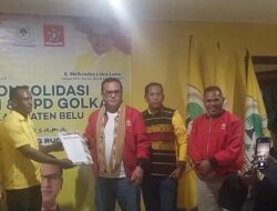 Di Sela Reses, Umbu Rudi Kabunang Sempatkan Gelar Konsolidasi Kader Partai Golkar Belu