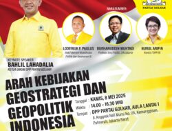 Ketum Bahlil Lahadalia Bakal Jadi Keynote Speaker Diskusi MPO DPP Partai Golkar Tentang Geopolitik