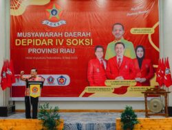Hadiri Musda Depidar SOKSI Riau, Wagub SF Hariyanto Harap Tak Ada Lagi Dualisme Organisasi