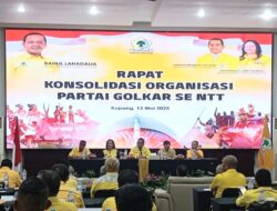 Gelar Rapat Konsolidasi, Partai Golkar NTT Bahas Capaian Pemilu dan Persiapan Musda