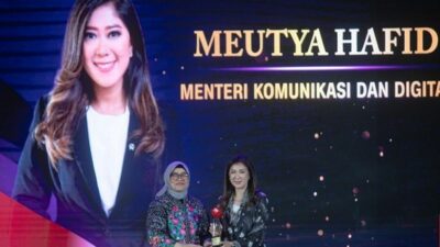 Menkomdigi Meutya Hafid Raih Penghargaan Transformasi Digital di Ajang Indonesia Leading Women Awards 2025