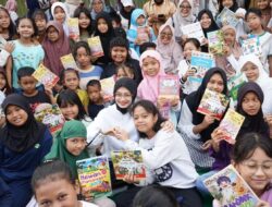 Walikota Kediri Vinanda Prameswati Kampanyekan Literasi Anak Cegah Brain Rot di CFD