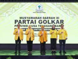 Mohan Roliskana Kembali Terpilih Pimpin Partai Golkar NTB Periode 2025-2030
