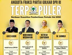 4 Anggota Fraksi Partai Golkar DPR RI Terpopuler Berdasar Kuantitas Pemberitaan Periode Mei 2025