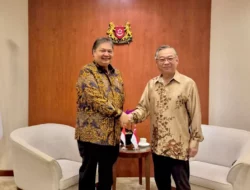 Airlangga Hartarto Lobi Singapura Tingkatkan Investasi Hingga Rp. 650,8 Triliun Ke Indonesia