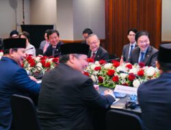 Dampingi Prabowo di Singapura, Airlangga Hartarto Dorong Penguatan Kerjasama 6 Sektor Strategis