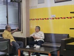 Ngopi Bareng di Makassar, IAS dan Taufan Pawe Bahas Musda Partai Golkar Sulsel