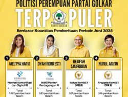 Politisi Perempuan Partai Golkar Terpopuler Berdasar Kuantitas Pemberitaan Periode Juni 2025