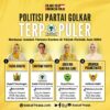 Politisi Partai Golkar Terpopuler Berdasar Jumlah Viewers Konten di Tiktok Periode Juni 2025