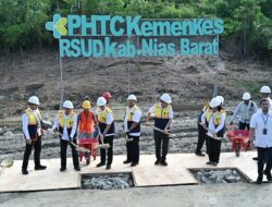 Wagub Sumut, Surya Bersama Menkes Groundbreaking RSUD Pratama Nias Barat