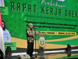 Wagub Surya Ajak Pemuda Katolik Kolaborasi Wujudkan ‘Sumut Berkah’
